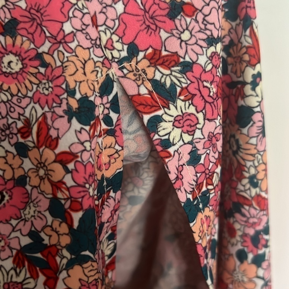 Im VELY floral dress Korean dress - maxi dress long sleeves sun protection - Picture 9 of 9